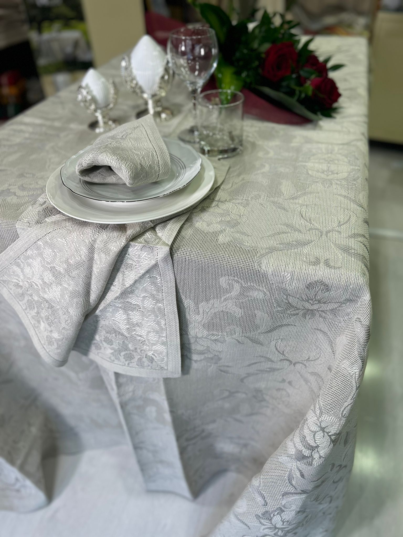 TABLECLOTH BENOZZO GOZZOLI LINEN BLEND