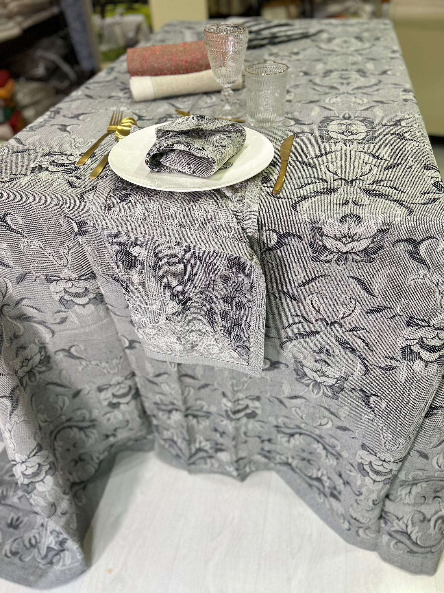 TABLECLOTH BENOZZO GOZZOLI LINEN BLEND