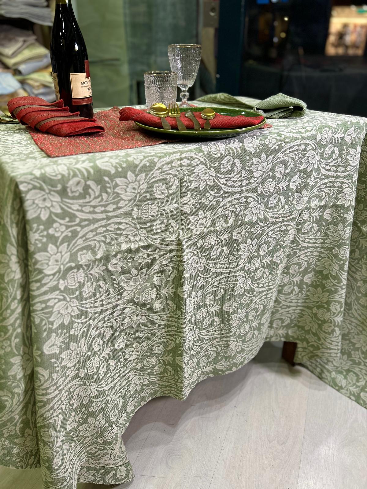 TABLECLOTH AMPHORA LINEN BLEND