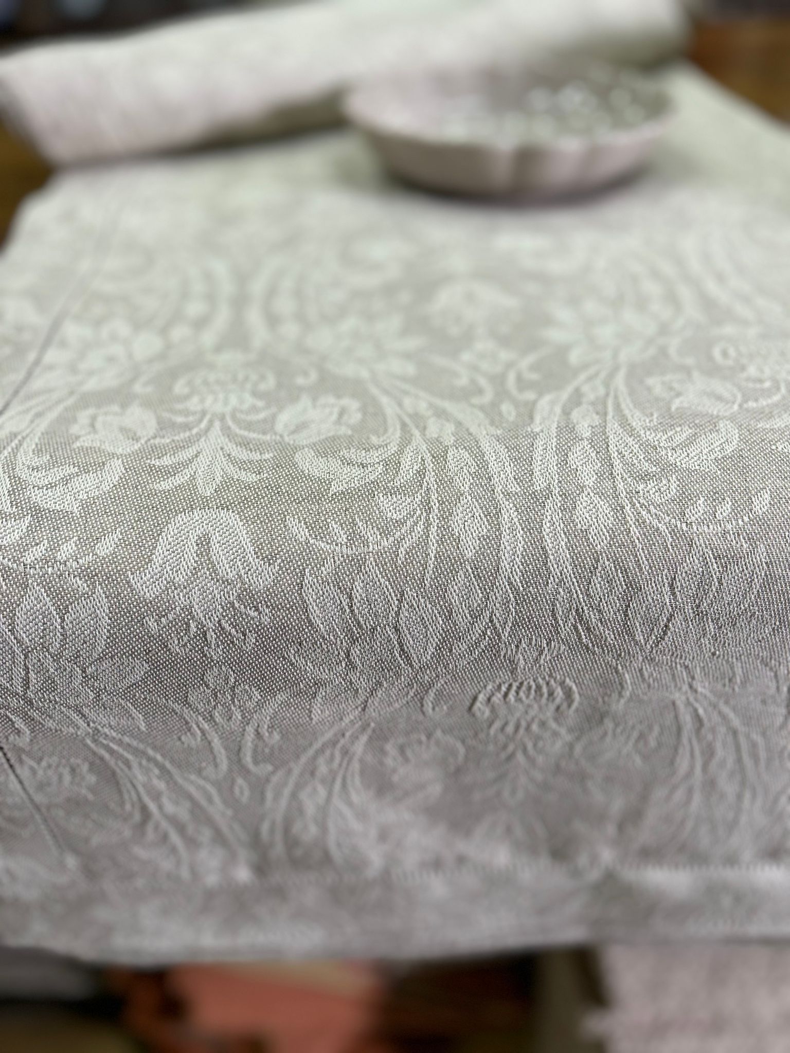 TABLECLOTH AMPHORA LINEN BLEND