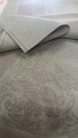 RUSTIC MYCENE TABLECLOTH IN 100% PURE LINEN