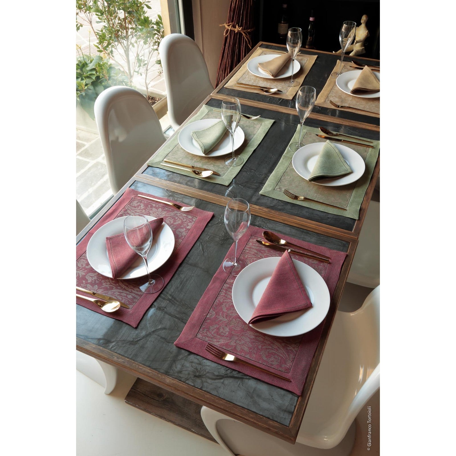 PLACEMAT AMPHORA RUSTIC PURE LINEN 100%