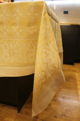 MIXED LINEN IMPERIAL TABLECLOTH
