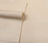 PAIR OF LINEN BLEND BEES TOWELS
