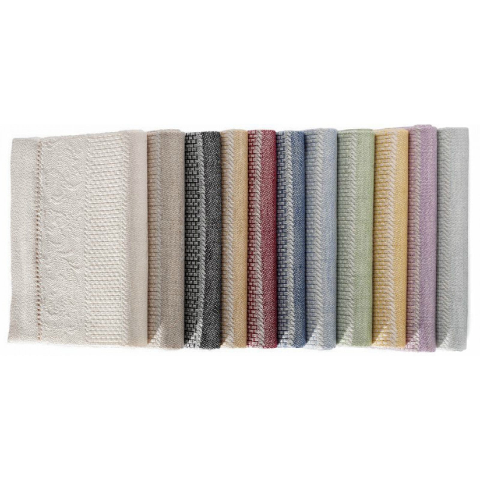 GUEST TOWEL BEES LINEN BLEND