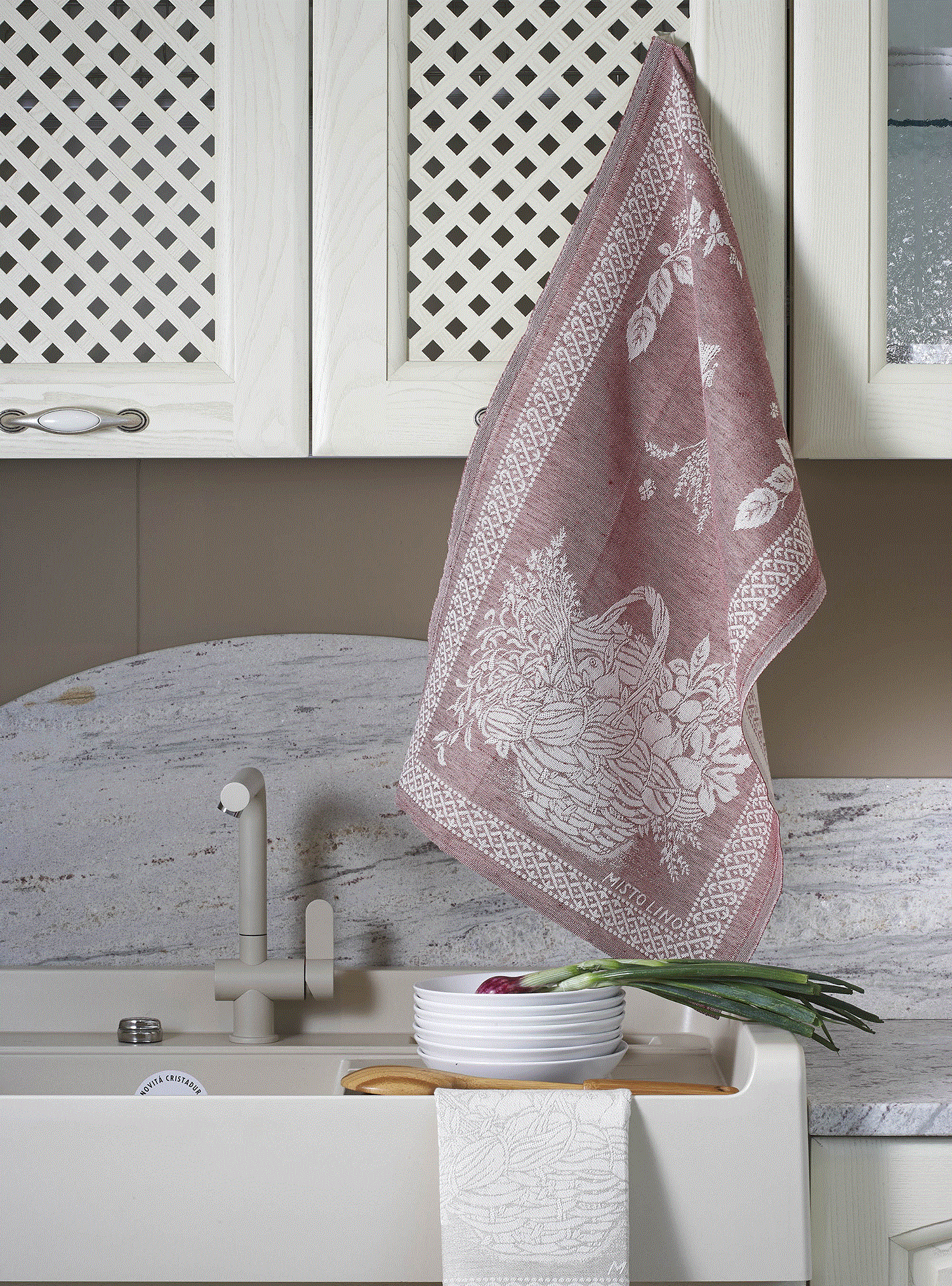 TEA TOWEL BASKET