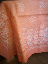 FIELD FLOWER TABLECLOTH IN PURE LINEN